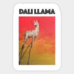 Dali Llama Sticker